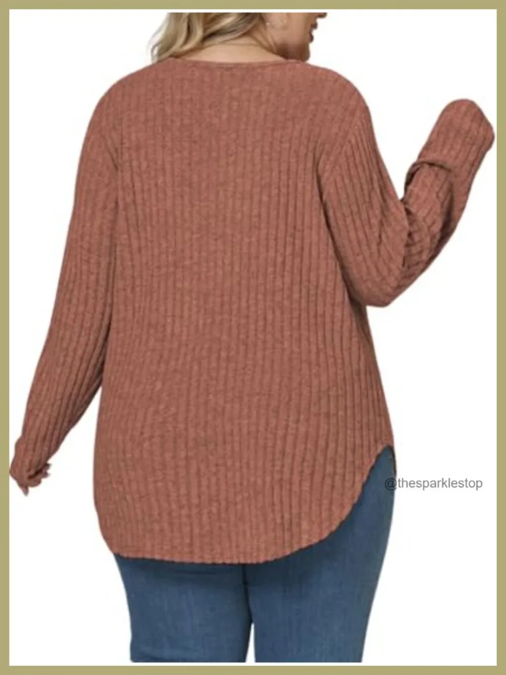 Plus Size Women's Open Front Cardigan Trendy Long Sleeve Lightweight Ribbed